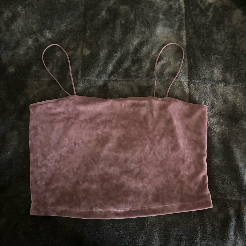 Aeropostale Velvet Crop Top